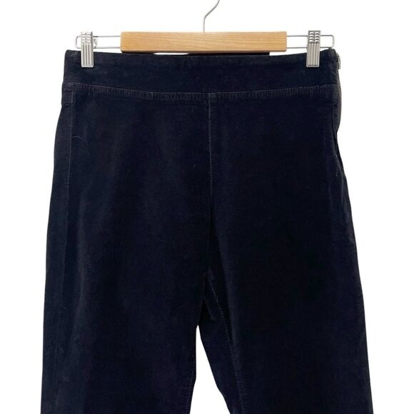 NWT Free People In My Feelings Black Velvet Crop Slim Flare Boho Pants Size XS - Picture 4 of 13